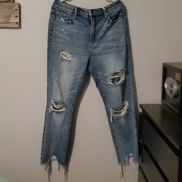- Nwt special a denim relaxed distressed jeans - Picture 2 of 9